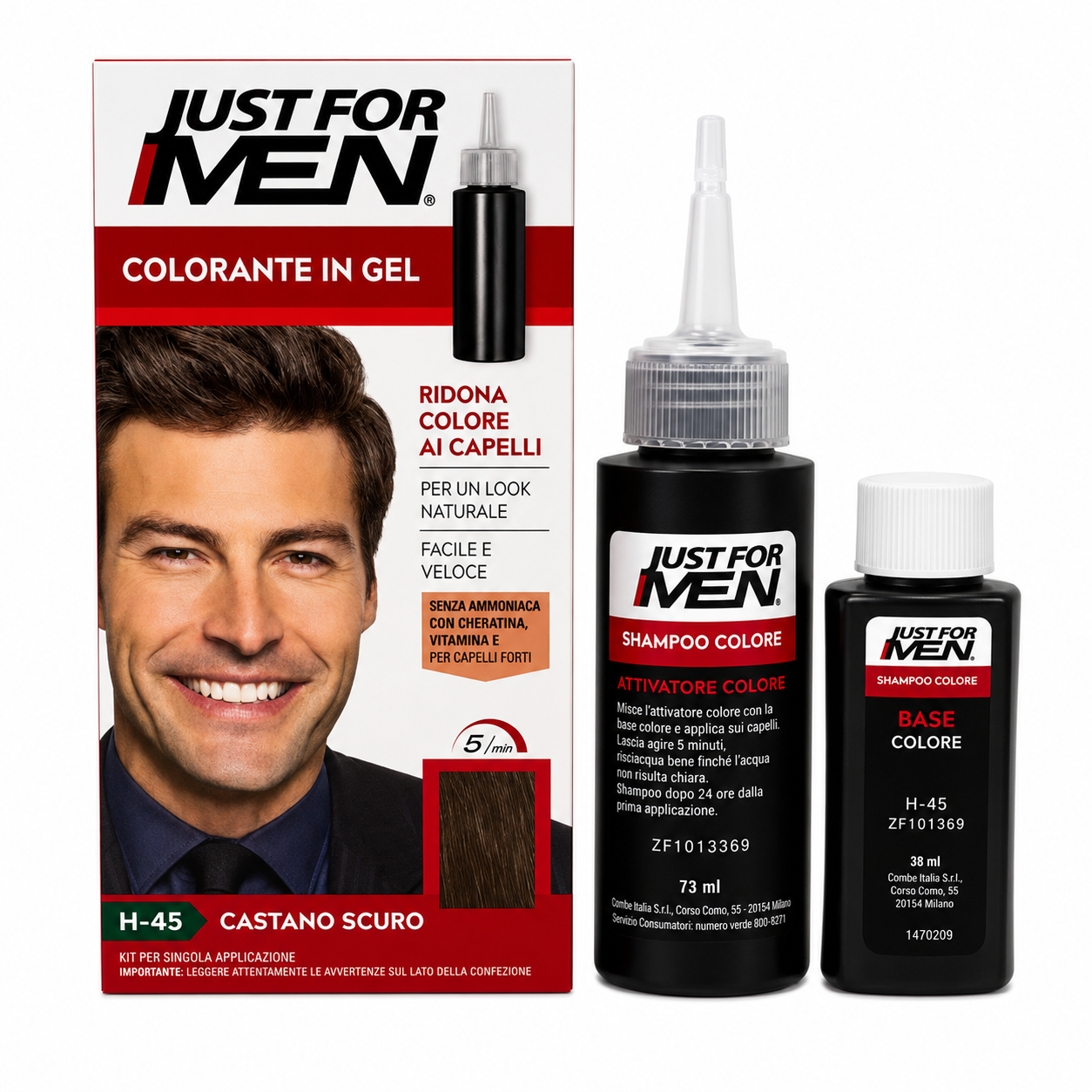 Фарба-гель для волосся Just For Men H-45 каштановий-темний (480964)