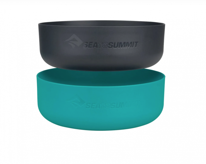 Набор посуды Sea to Summit DeltaLight Bowl Set S Pacific Blue/Charcoal