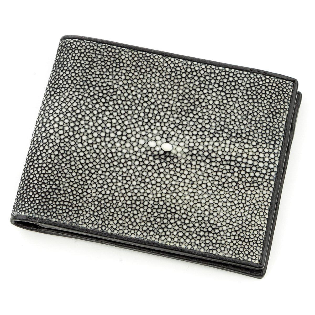 Кошелек мужской Stingray leather 18564 кожа Серый (23852)