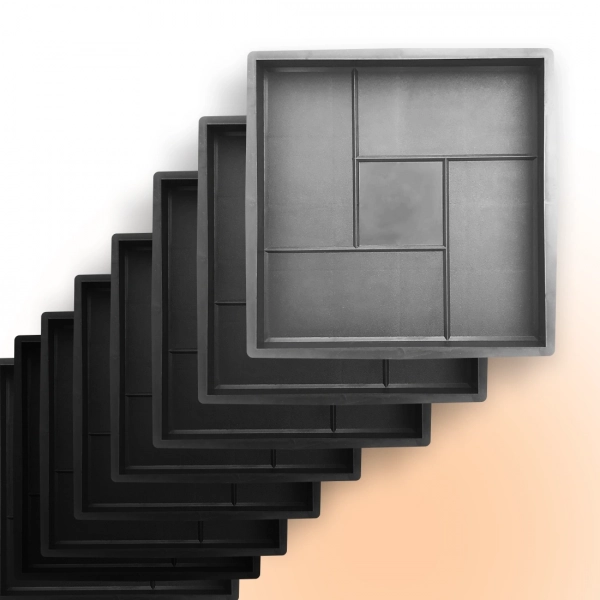 Форми для тротуарної плитки Верес-2007 Лабіринт 300х300 мм 100 шт. (10108100-3141) - фото 1 Форми для тротуарної плитки Верес-2007 Лабіринт 300х300 мм 100 шт. (10108100-3141) - фото 1