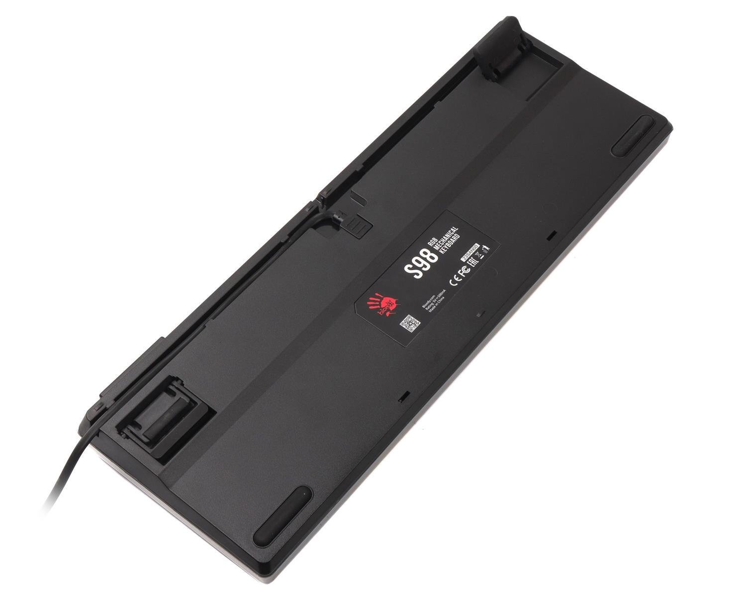Клавиатура A4Tech S98 Bloody Sports Lime BLMS RGB USB-A Black/Yellow (26449664) - фото 5