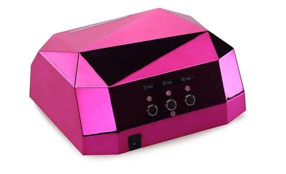 Лампа для нігтів Diamond 36W Pink (13-18-24325254512)