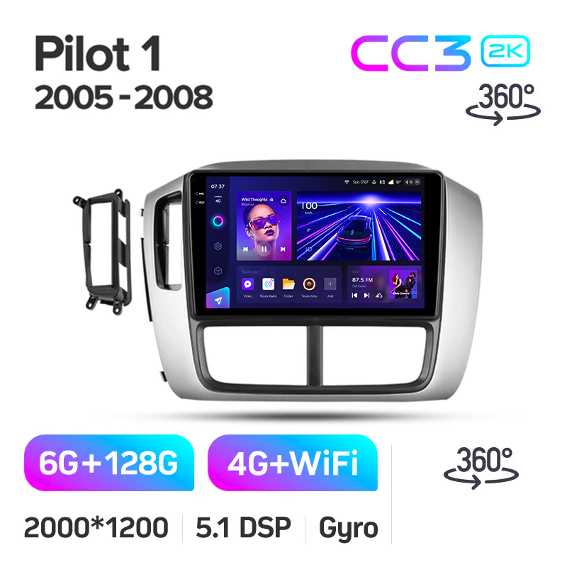 Автомагнітола штатна Teyes CC3 2К 360° для Honda Pilot 1 2005-2008 Android (1870912865) - фото 2