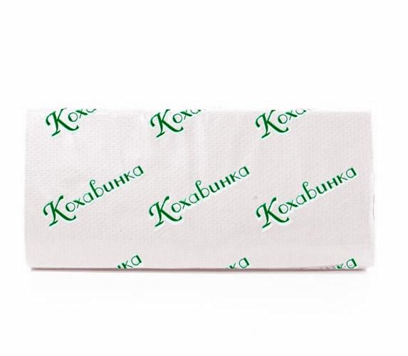 Рушники паперові Кохавинка V-складання 160 листів Білий (181165)