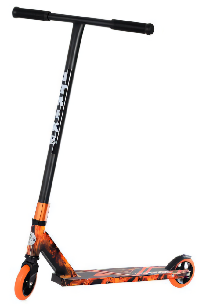 Самокат iTrike двухколесный полиуретановые колеса Оранжевый (DS-171-S-326)