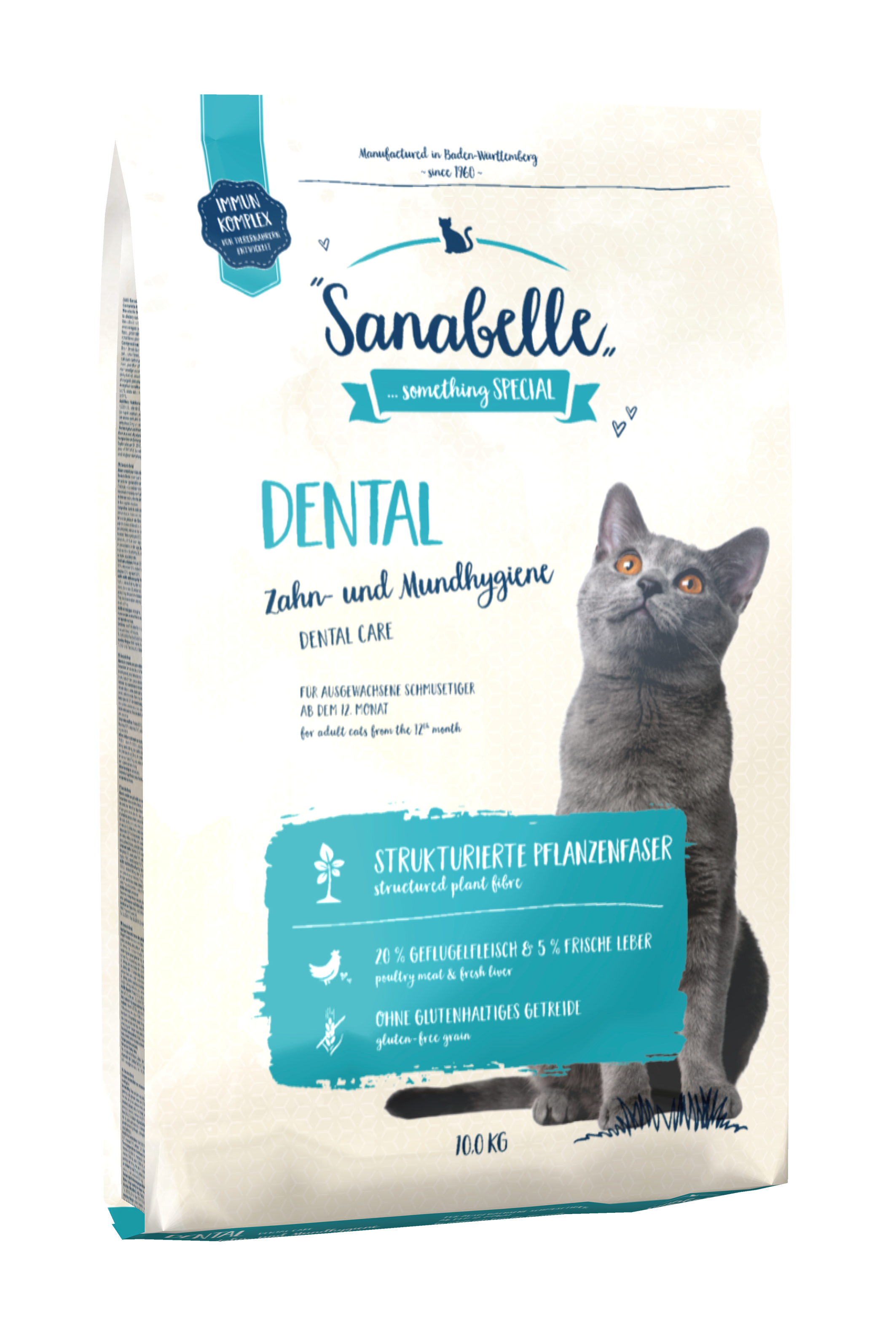Корм сухой Sanabelle Dental для взрослых кошек с птицей 10 кг