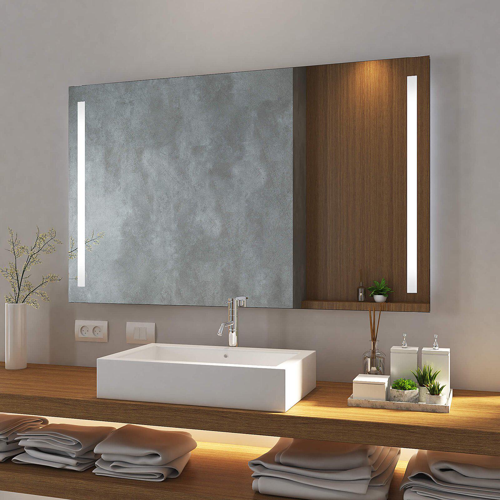 Зеркало Dim Dzerkal BIVA с LED-подсветкой 50х70 см (7342)