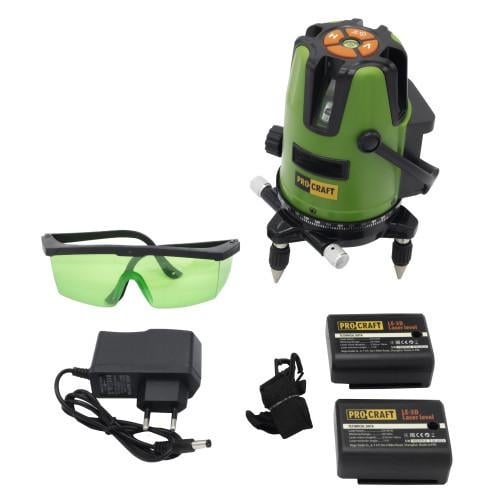 Лазерный уровень ProCraft LE-3D зеленый луч Лазерный уровень ProCraft LE-3D зеленый луч