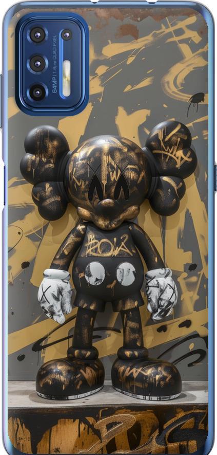 Чехол на Motorola G9 Plus Bronze kaws (6097u-2104-42517)