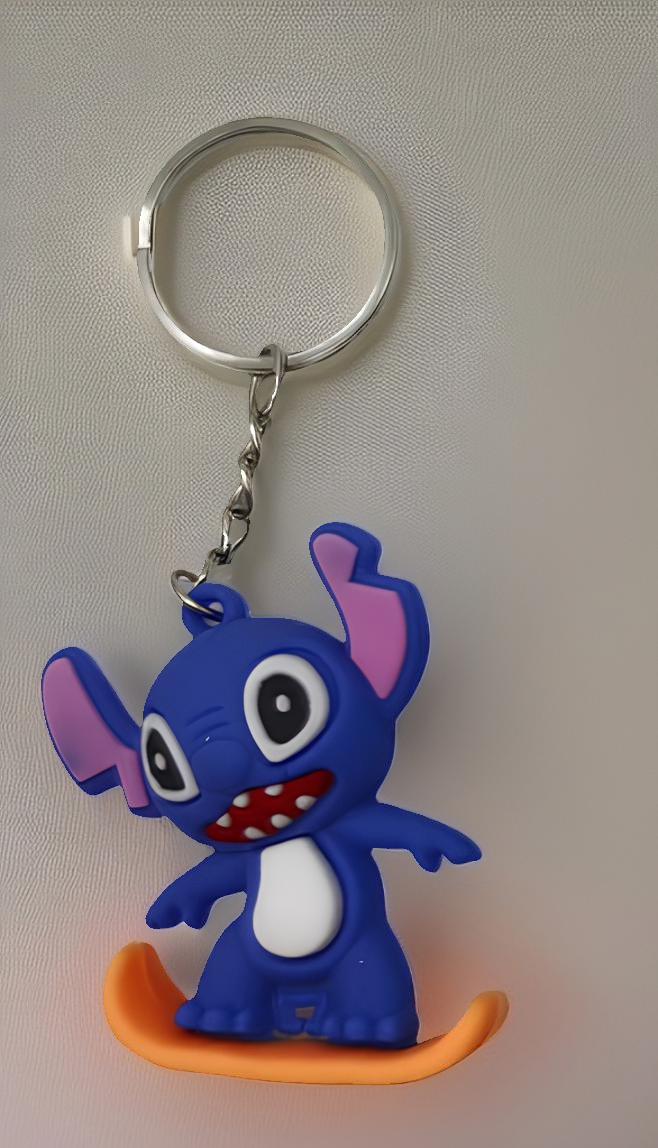 Брелок Стіч і Ангел-5 гумовий (27829575)