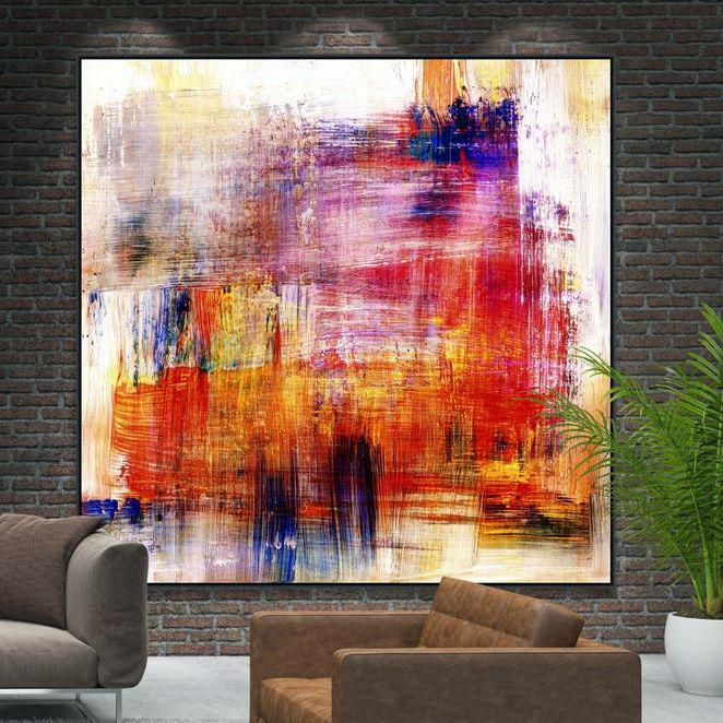 Картина на холсте ArtSale Абстракция 70х70 см abst0049