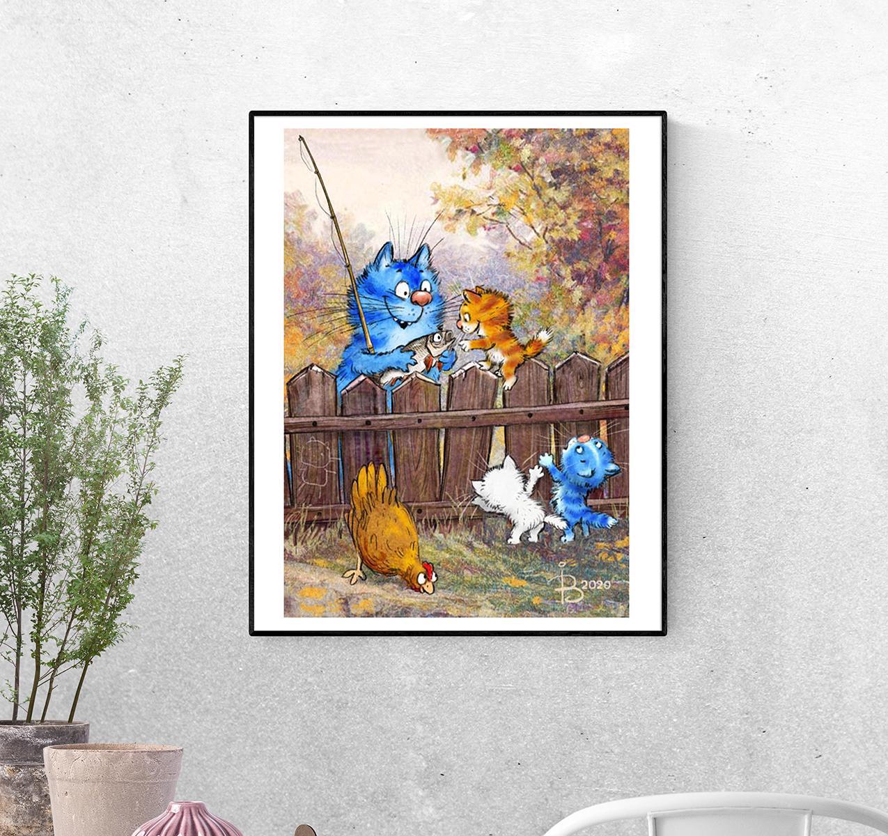 Постер Знакомство с уловом формат А-1