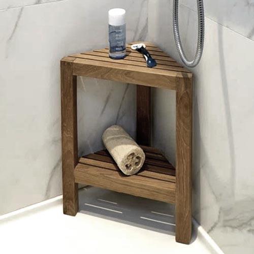 Табурет для ванной из дерева Ноливета Корица (ТВН-006933)