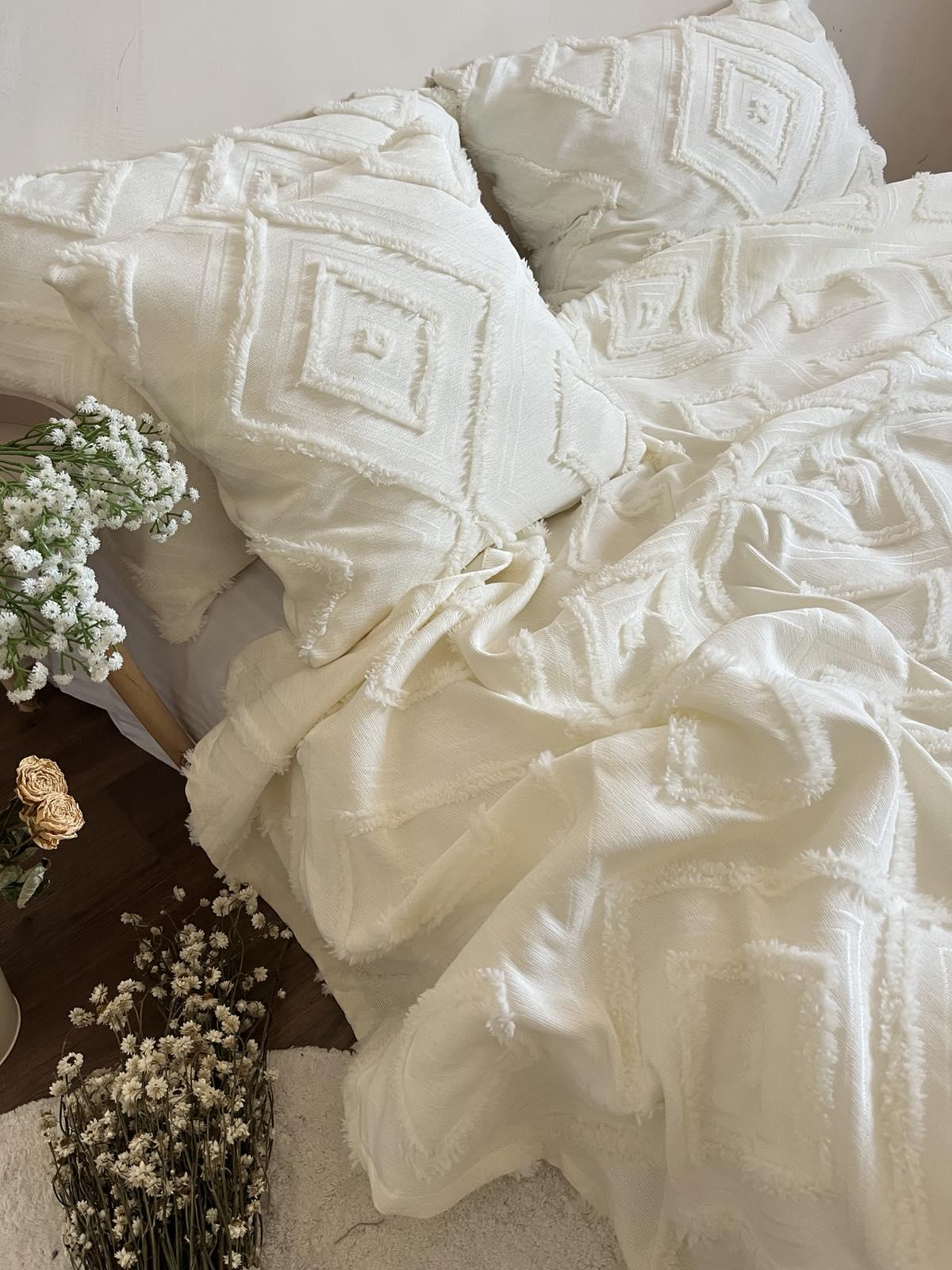 Покрывало ZEINTEX SCANDI 210х230 см Молочный (25248892) - фото 3 Покрывало ZEINTEX SCANDI 210х230 см Молочный (25248892) - фото 3