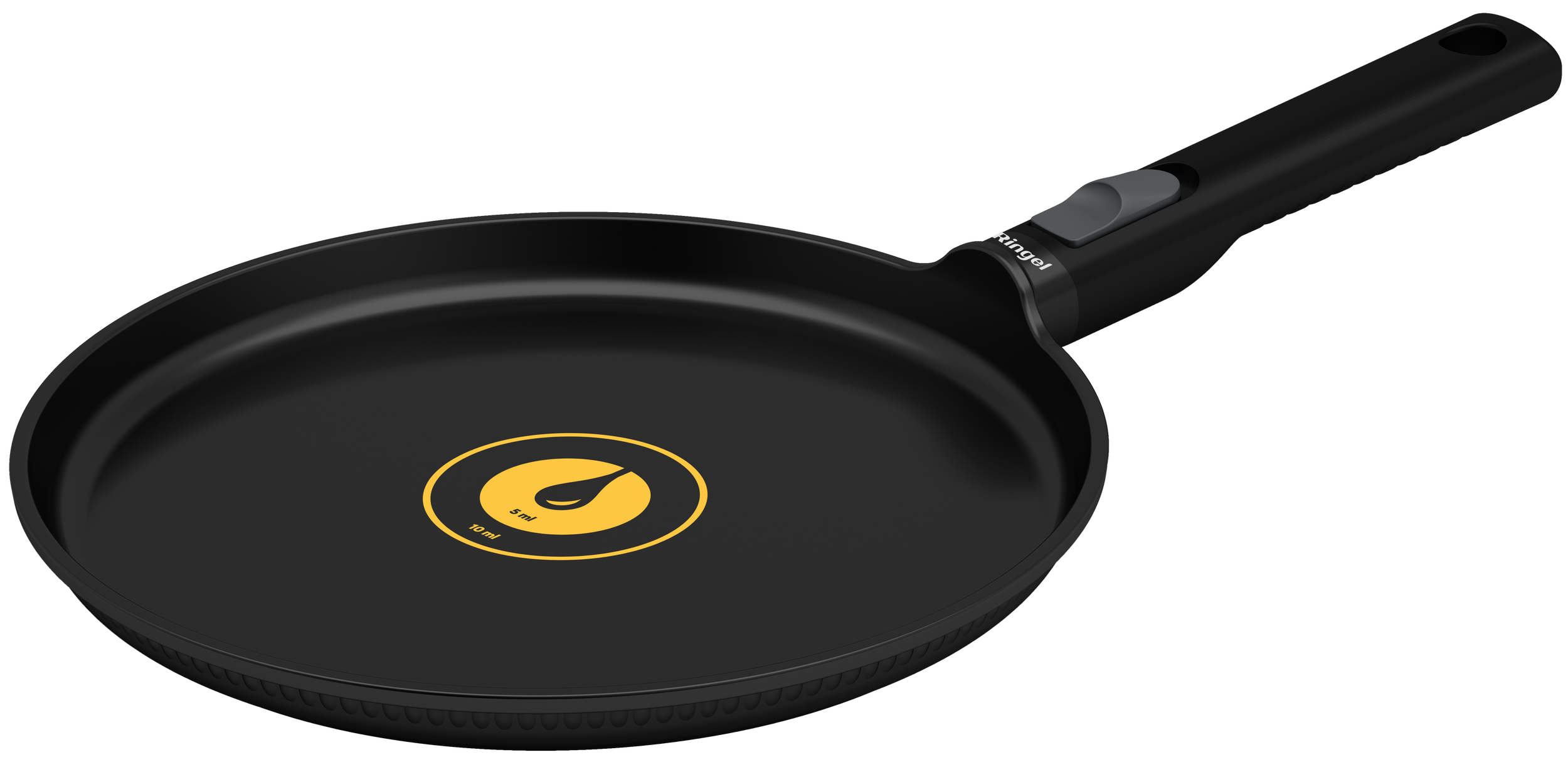 Сковорода RINGEL Grey Line млинцева 24 см зі з'ємною ручкою без кришки (UG-RG-1155-24p)