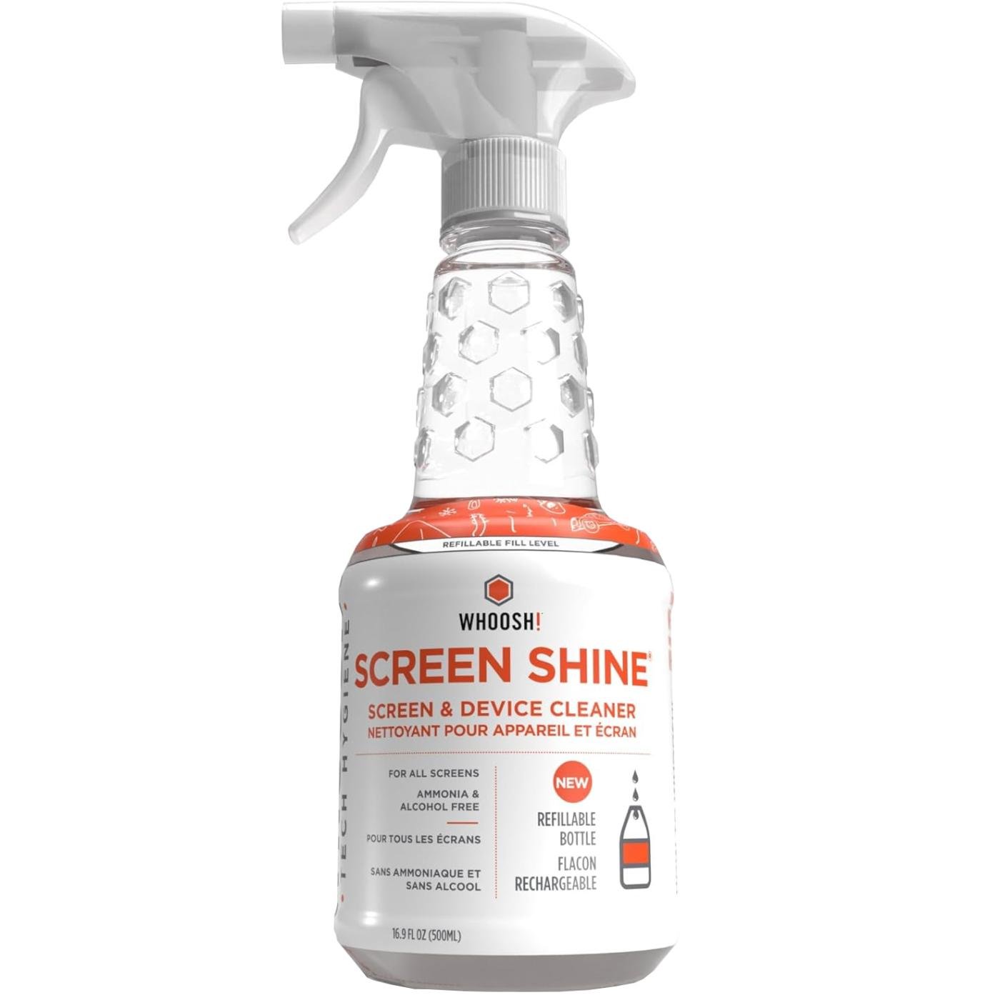 Средство для очистки экранов мониторов WHOOSH Спрей 500 мл (1FG500ENFR/1FG500ENSP)