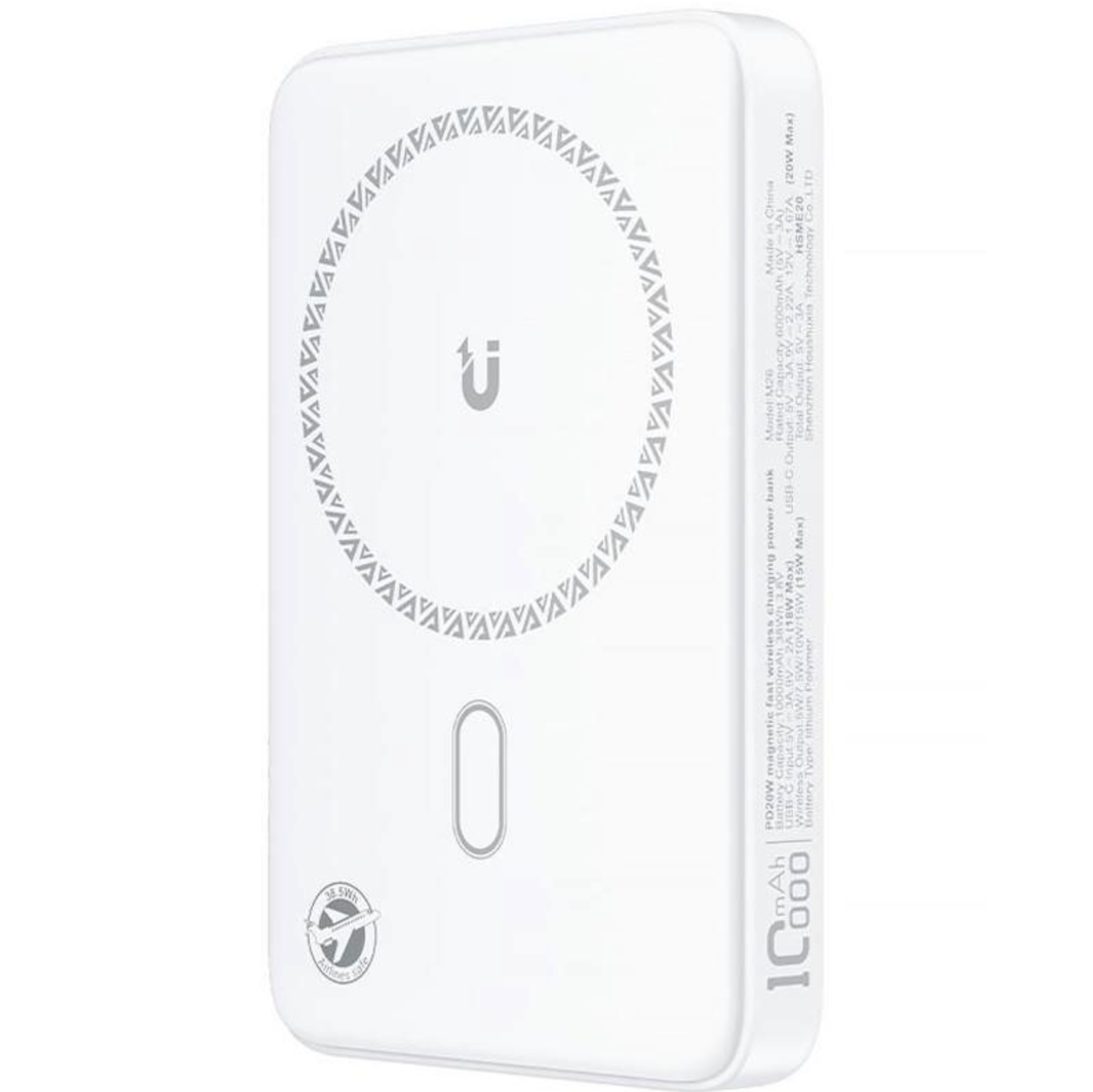 Акумулятор зовнішній Acefast M26 10000mAh 20W з MagSafe магнітний з бездротовою зарядкою Qi