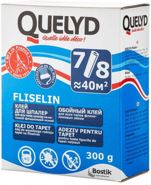 Клей для флизелиновых обоев Quelyd 300 г