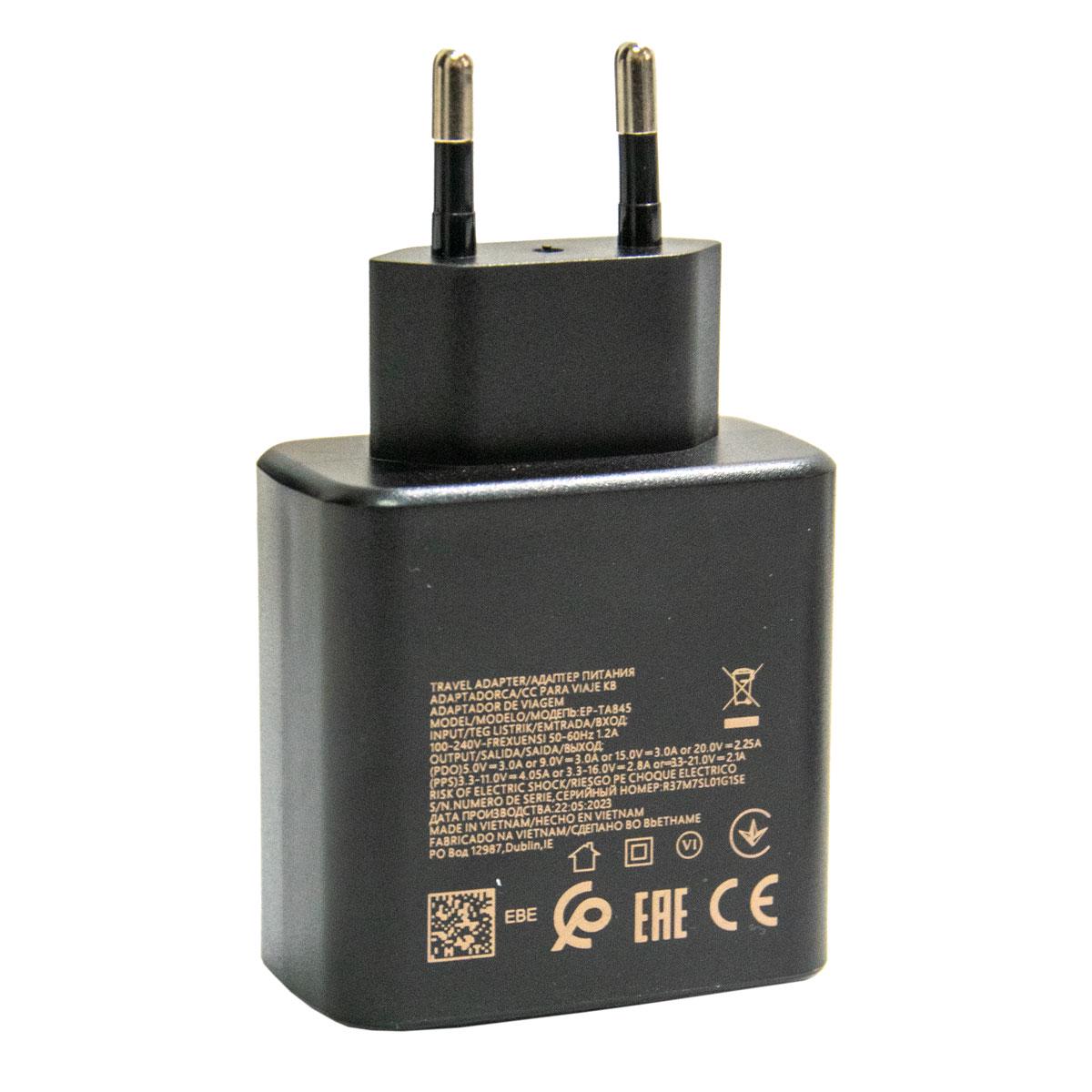 Адаптер для заряджання Power adapter Suite Type-C 45W Black (1010552-Black) - фото 2