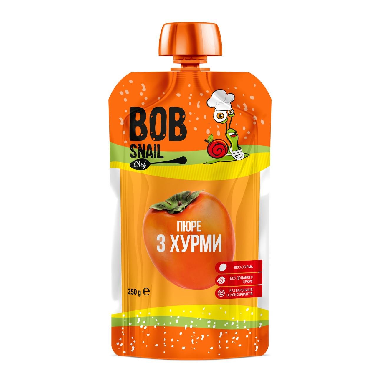 Пюре фруктове Bob Snail з Хурми сорт Шарон пастеризоване 250 г (2302812595) Пюре фруктове Bob Snail з Хурми сорт Шарон пастеризоване 250 г (2302812595)