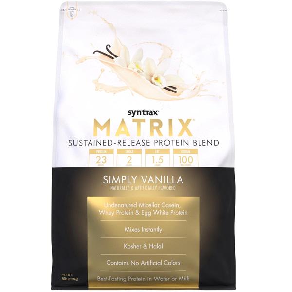 Протеин Syntrax Matrix 5.0 Simply Vanilla 2270 г/76 порций (000005344) Протеин Syntrax Matrix 5.0 Simply Vanilla 2270 г/76 порций (000005344)