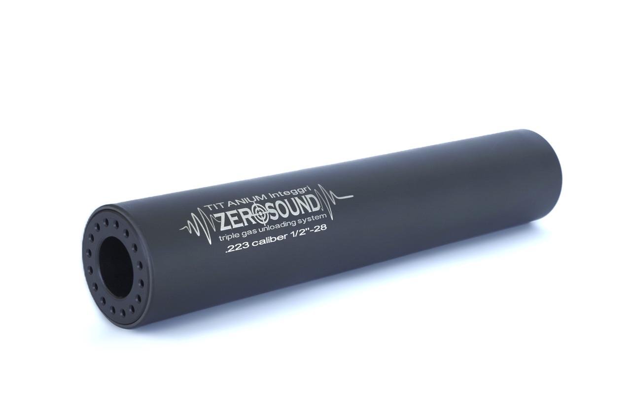 Саундмодератор интегррованый Zerosound TITAN .223cal/.243/5,45/6,5 creedmoor triple gas unloading system - фото 4