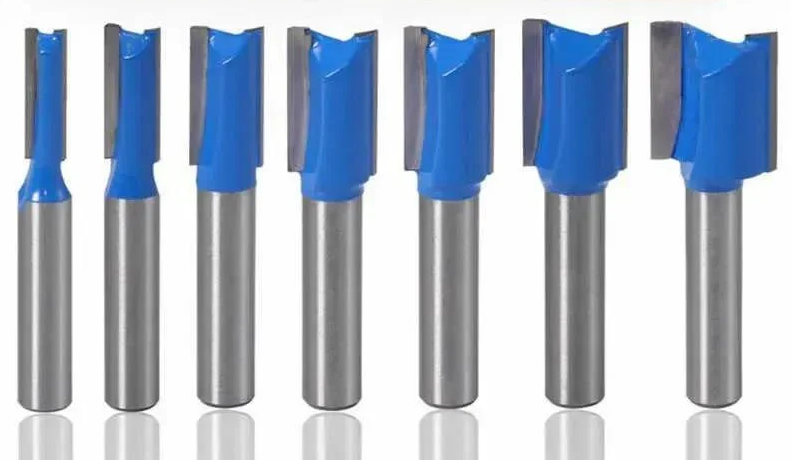 Набор фрез по дереву прямых пазовых хвостовиков 8 мм 7 шт. (F782) Набор фрез по дереву прямых пазовых хвостовиков 8 мм 7 шт. (F782)