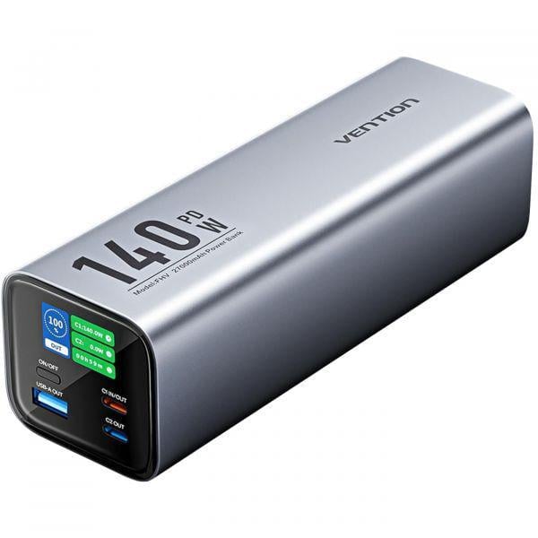 Повербанк Vention 27000 mAh PD QC 3.0 Gray (FHVH0) Повербанк Vention 27000 mAh PD QC 3.0 Gray (FHVH0)