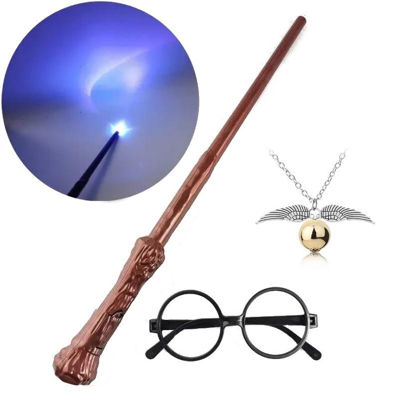 Паличка чарівна/окуляри та золотий снітч Harry Potter Cosplay Package (GPS2012) - фото 2