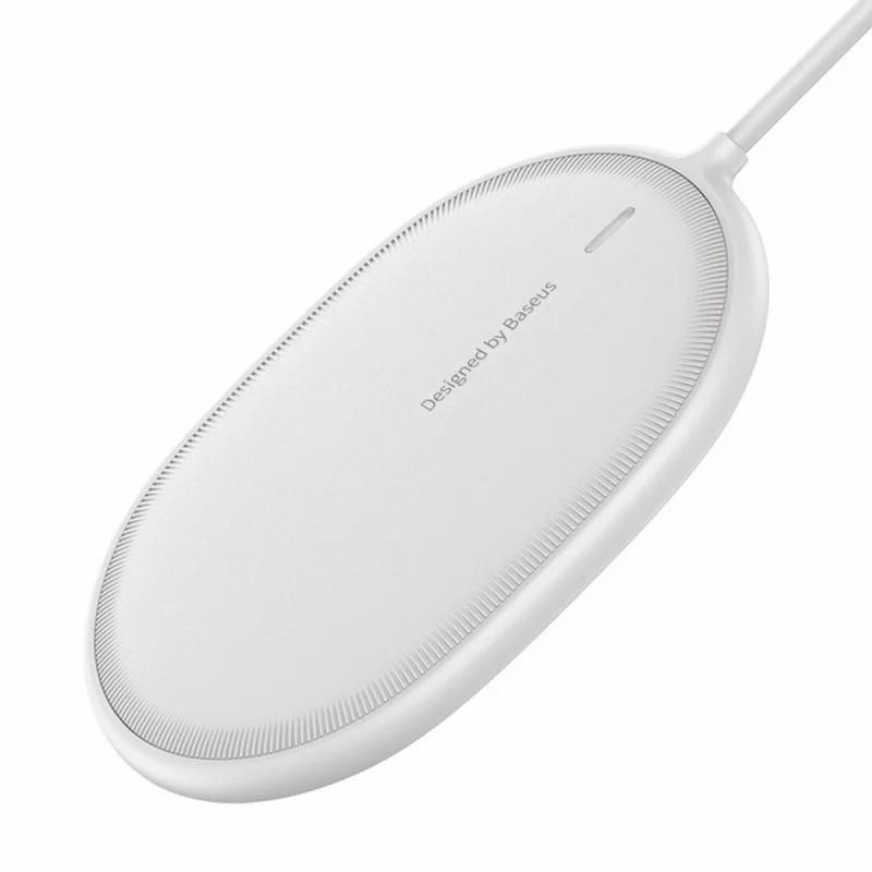 Бездротова магнітна зарядка Baseus Light Magnetic 15W BS-W518 для телефону iPhone 12 Pro Max Mini Білий - фото 3