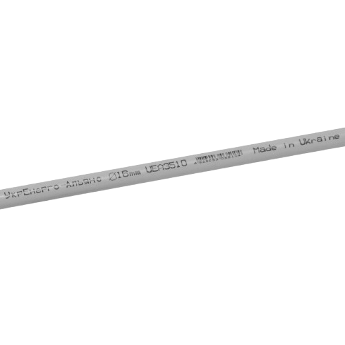 Труба жесткая гладкая с раструбом UEA ПВХ 16 мм 3 м (29425133) Труба жесткая гладкая с раструбом UEA ПВХ 16 мм 3 м (29425133)