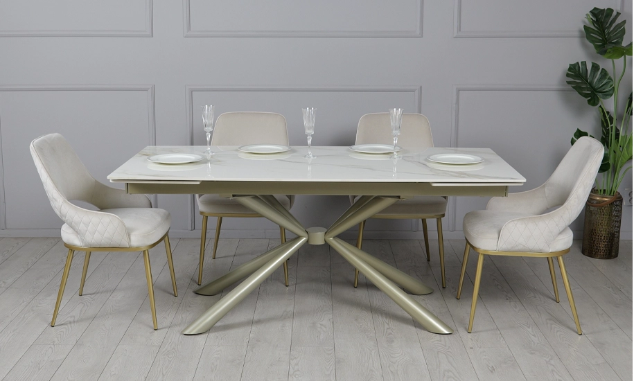 Стол раскладной Рим 1800/2600x900x750 мм Белый (2147483784) - фото 12