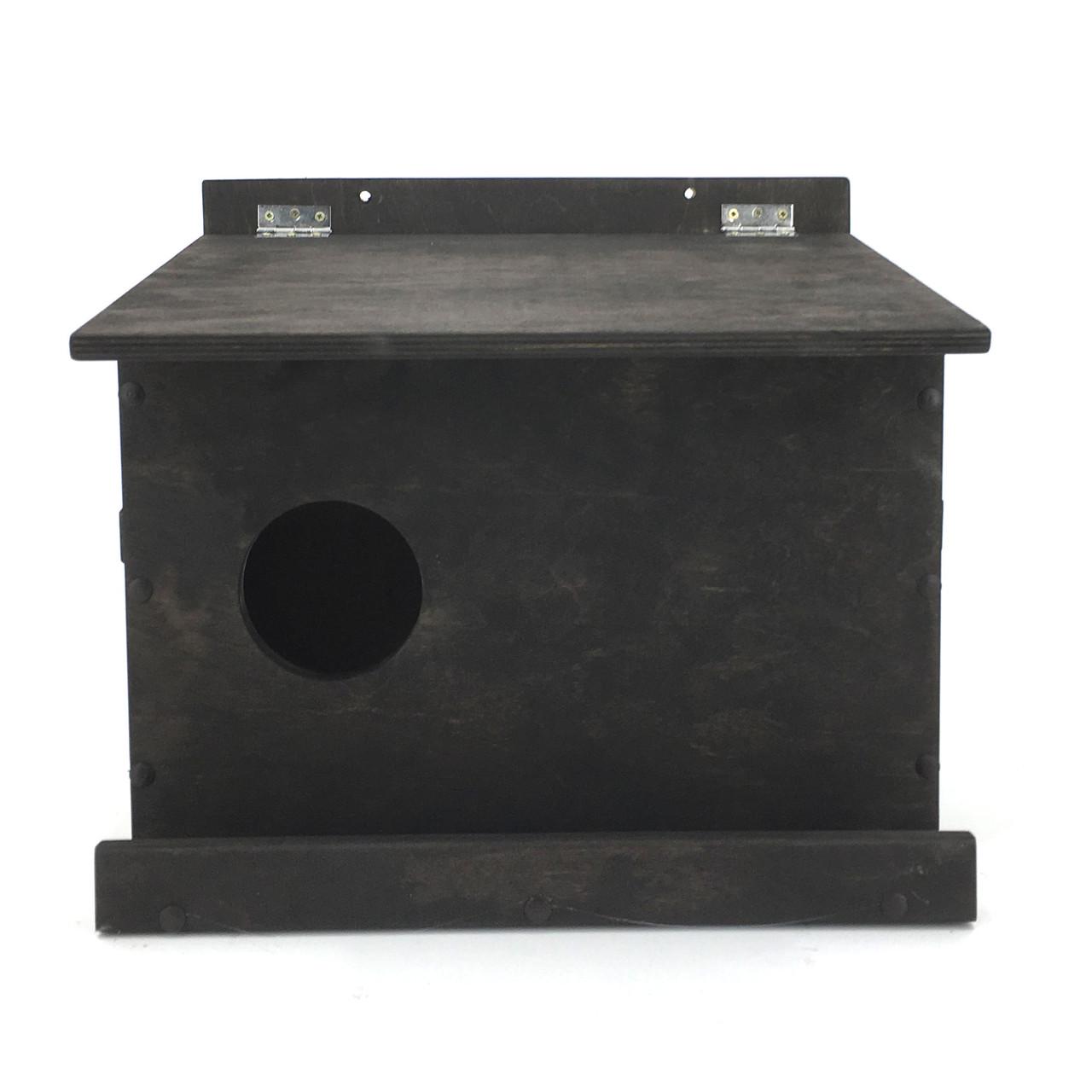 Домик для белок из дерева Кукуи Венге (ДДБ-001612) - фото 2 Домик для белок из дерева Кукуи Венге (ДДБ-001612) - фото 2