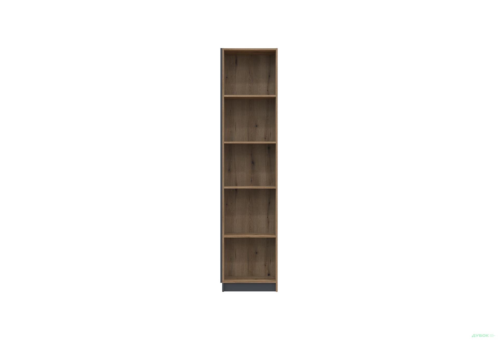 Етажерка Дейл Графіт/Дуб Евок (26794529) - фото 2 Етажерка Дейл Графіт/Дуб Евок (26794529) - фото 2