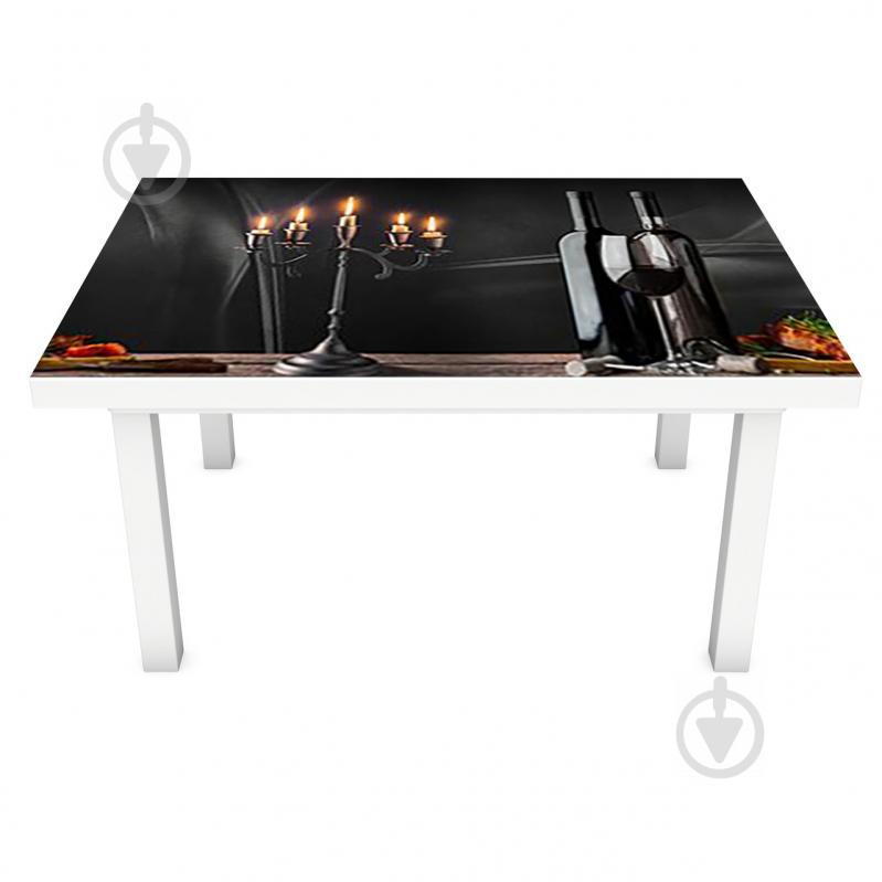 Наклейка 3Д виниловая на стол Zatarga «Барский ужин» 650х1200 мм (Z184099/1st) - фото 2 Наклейка 3Д виниловая на стол Zatarga «Барский ужин» 650х1200 мм (Z184099/1st) - фото 2