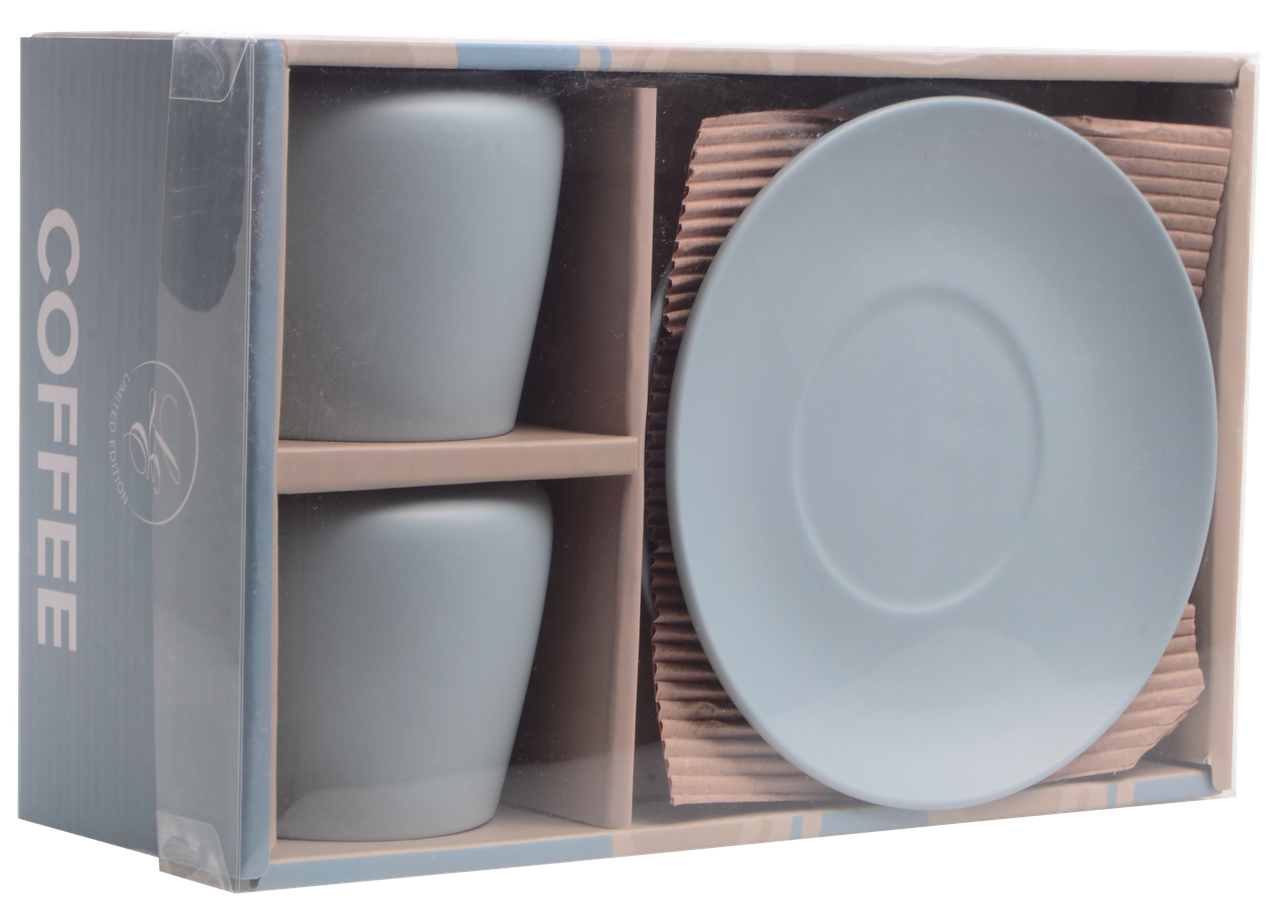 Набір чашок Limited Edition Morning Coffee з блюдцями порцеляна 2х240 мл (RX-N24704) - фото 5 Набір чашок Limited Edition Morning Coffee з блюдцями порцеляна 2х240 мл (RX-N24704) - фото 5