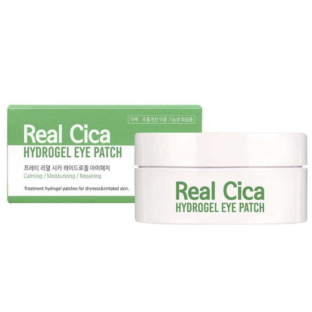 Патчи для глаз гидрогелевые успокаивающие Prreti Real Cica Hydrogel Eye Patch 60 шт. (2005776527)
