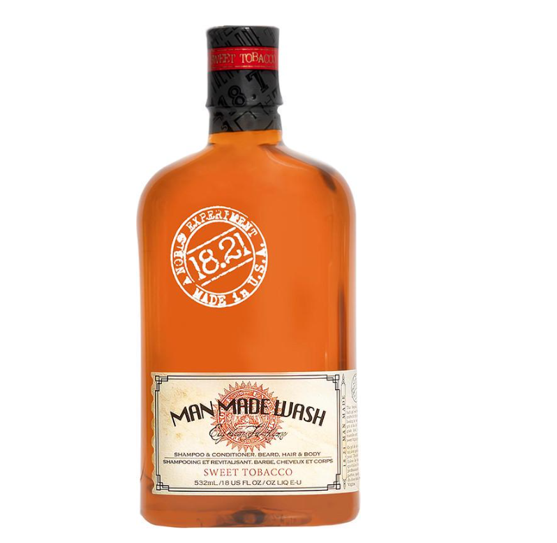 Шампунь/кондиціонер для бороди/волосся/тіла 18.21 MAN MADE Sweet Tobacco 532 мл (2008445188)