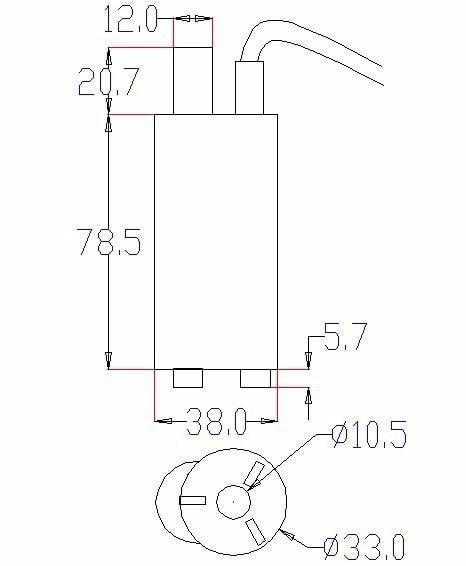 Занурювальний насос для води 12V 2А 600 л/год помпа/блок живлення (1393212339) - фото 3 Занурювальний насос для води 12V 2А 600 л/год помпа/блок живлення (1393212339) - фото 3