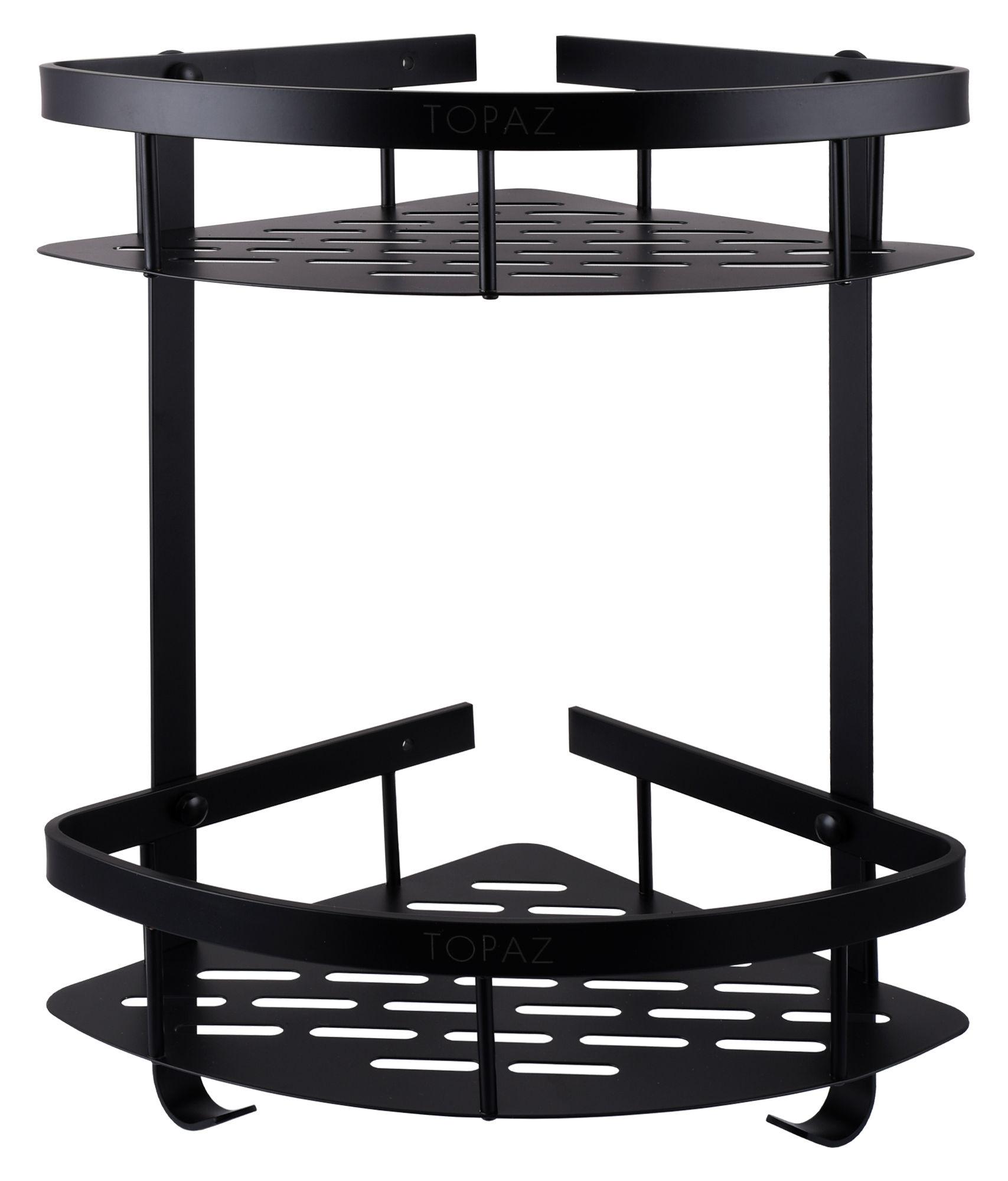 Полка двойная угловая TOPAZ TKB-9902-BL