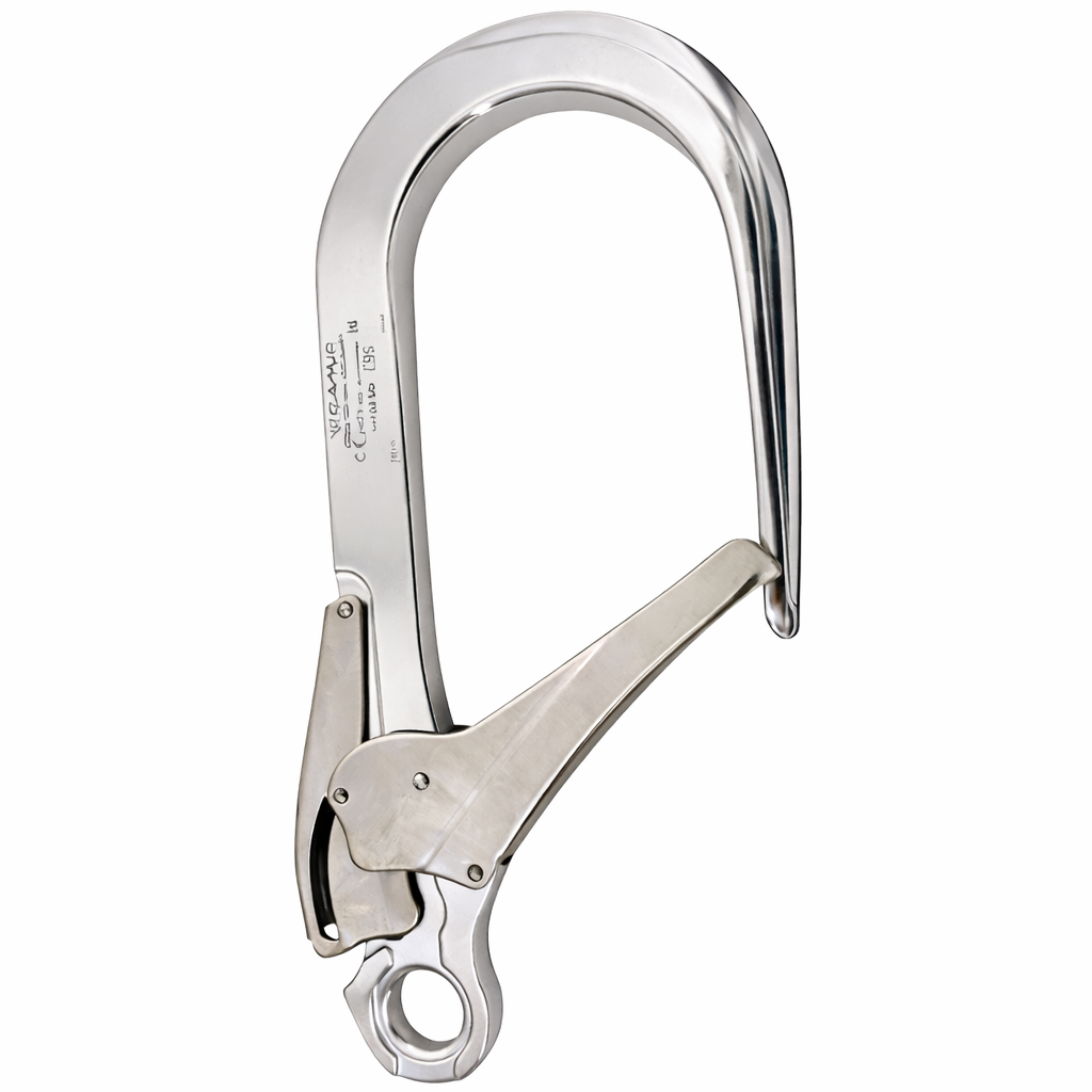 Карабин алюминиевый CAMP HOOK 110 мм монтажный Серый (31560640)