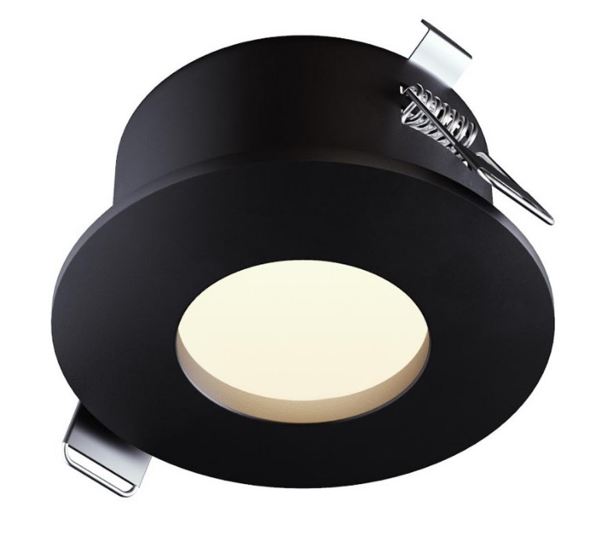 Светильник точечный врезной IP44 Kloodi KD-BA257 BK (9423225)