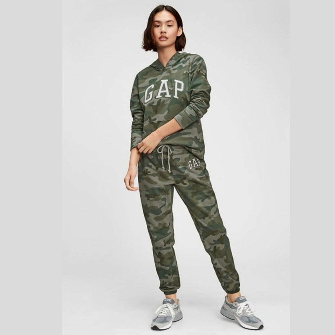 Спортивний костюм GAP на флісі мілітарі принт для підлітка 164-176 см (552)