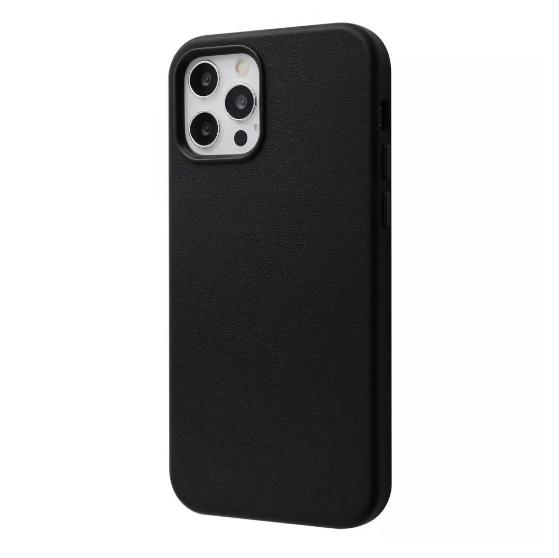 Чехол-накладка для телефона WAVE Premium Leather Edition Case with Magnetic Ring - iPhone 13 Pro black (428180001)