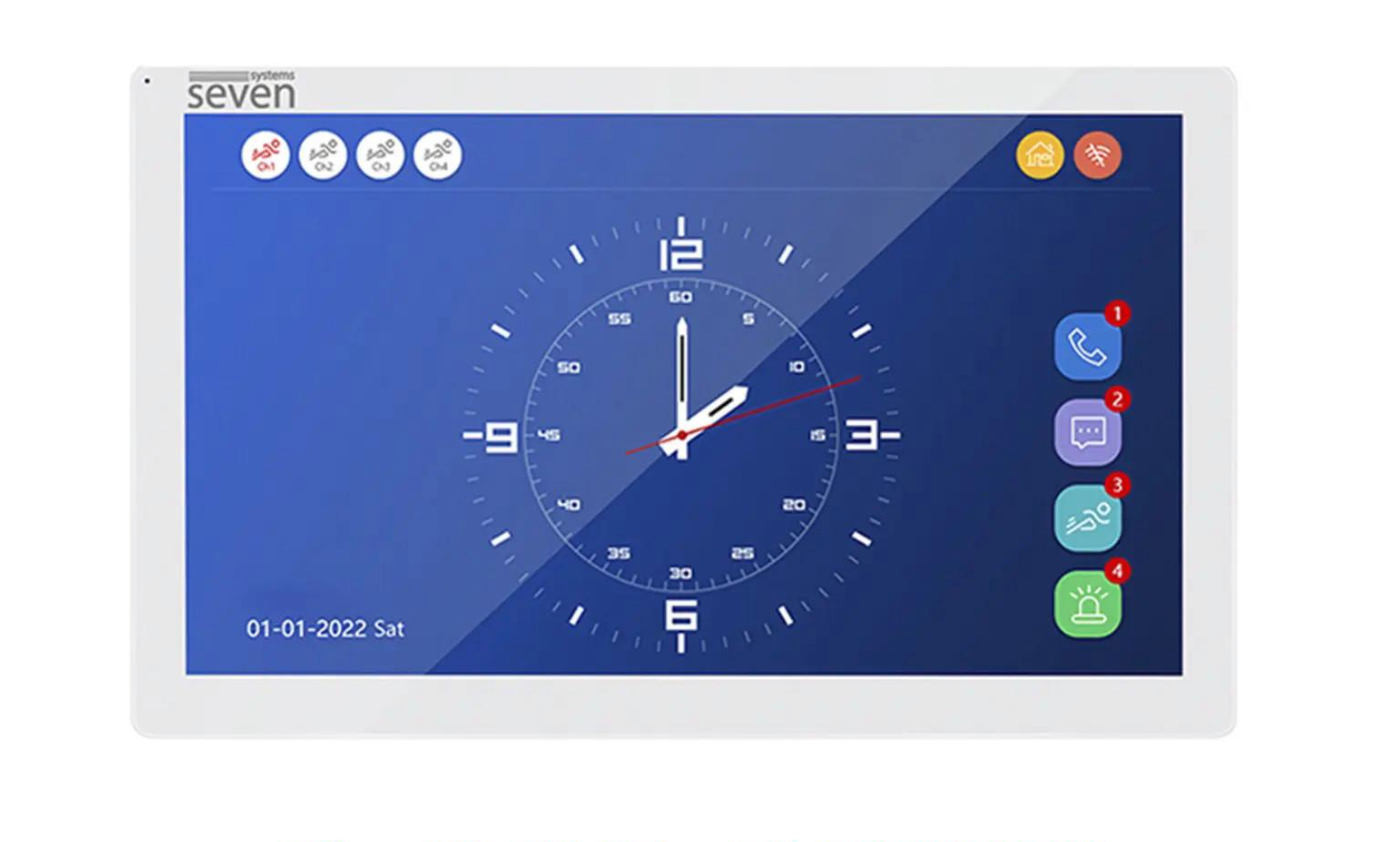 Відеодомофон IP 10" SEVEN DP-7517FHDW-IPS Wi-Fi White (25198593) Відеодомофон IP 10" SEVEN DP-7517FHDW-IPS Wi-Fi White (25198593)