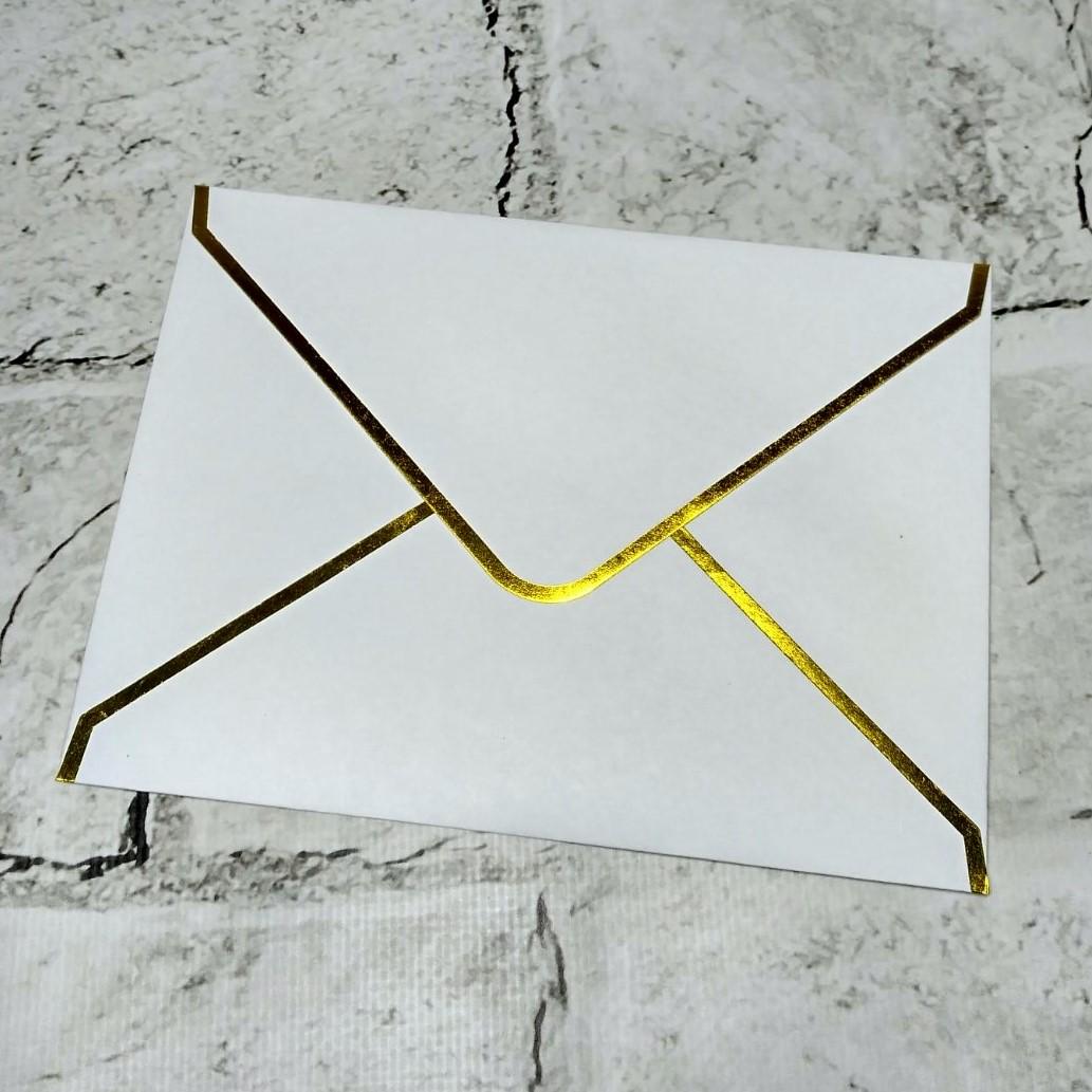 Конверт бумажный Gold 12х16,4 см Белый (B2R-3) Конверт бумажный Gold 12х16,4 см Белый (B2R-3)