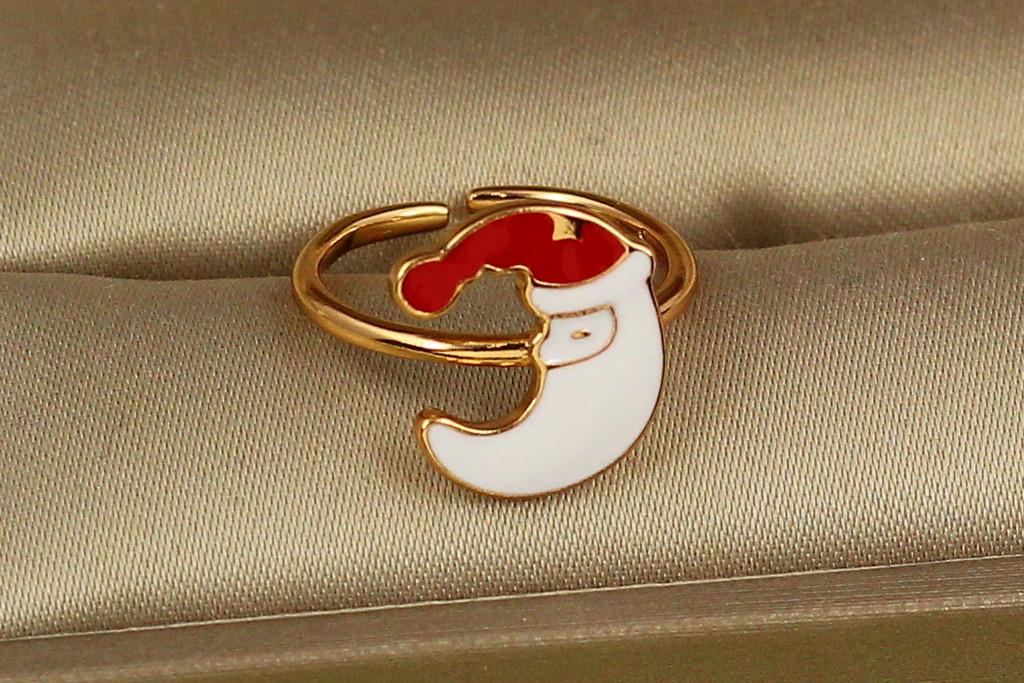 Кольцо Xuping Jewelry детское раздвижное луна р. 14+ Золотистый (2534236750)