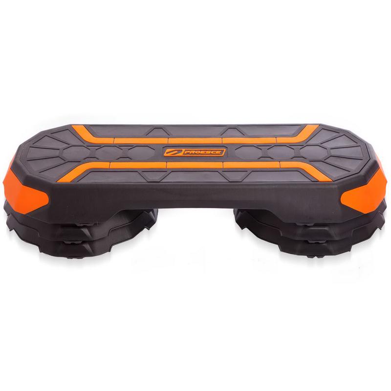 Степ-платформа Zelart SP-Sport FI-0906 105x42x10-6-5 см Черный/Оранжевый (DR005556) - фото 2