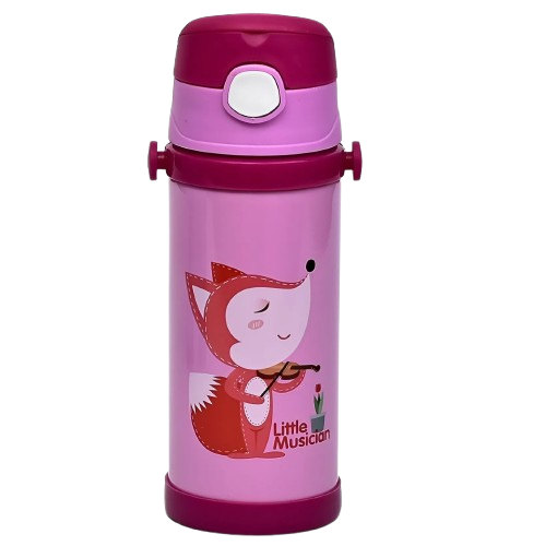 Термос поильник детский с трубочкой и ремешком Fox 350 мл - фото 1 Термос поильник детский с трубочкой и ремешком Fox 350 мл - фото 1