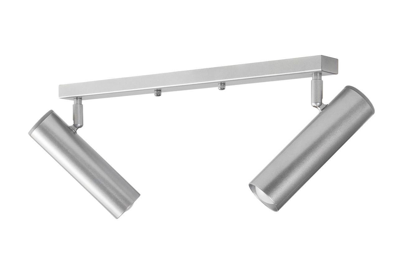 Світильник стельовий MSK Electric з поворотними плафонами під лампу Е27 Алюміній (NL 1750-2 AL) - фото 2